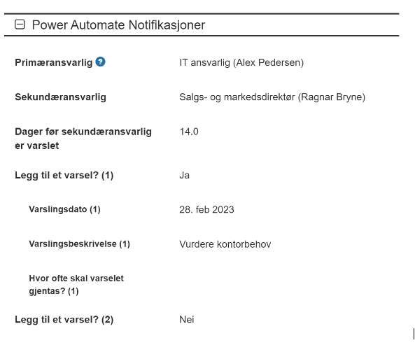 Meddelande om avtalsförlängning