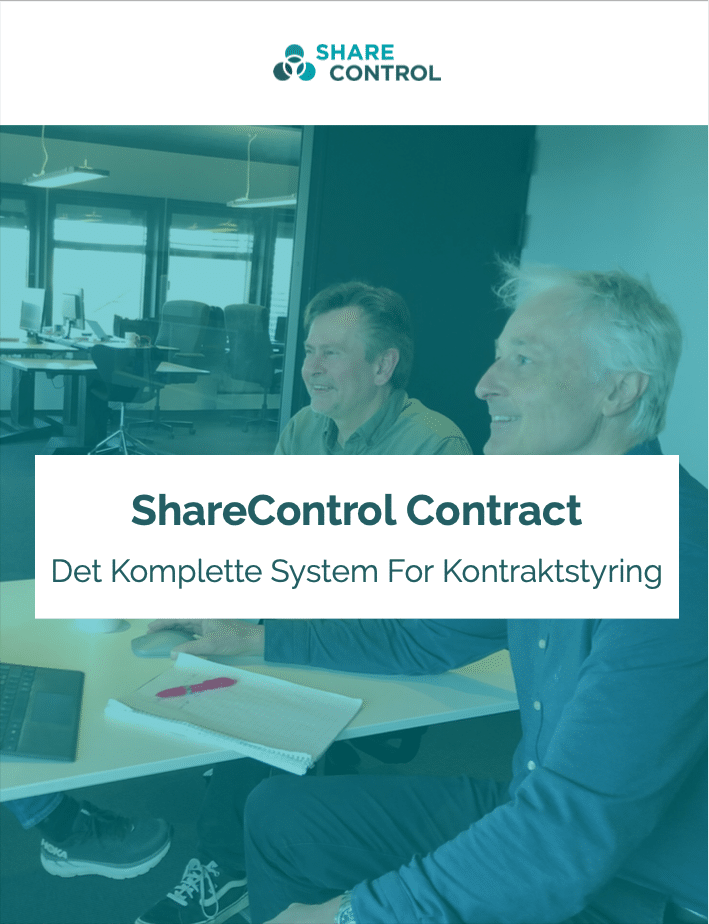 Share Control - Det kompletta systemet för kontraktshantering