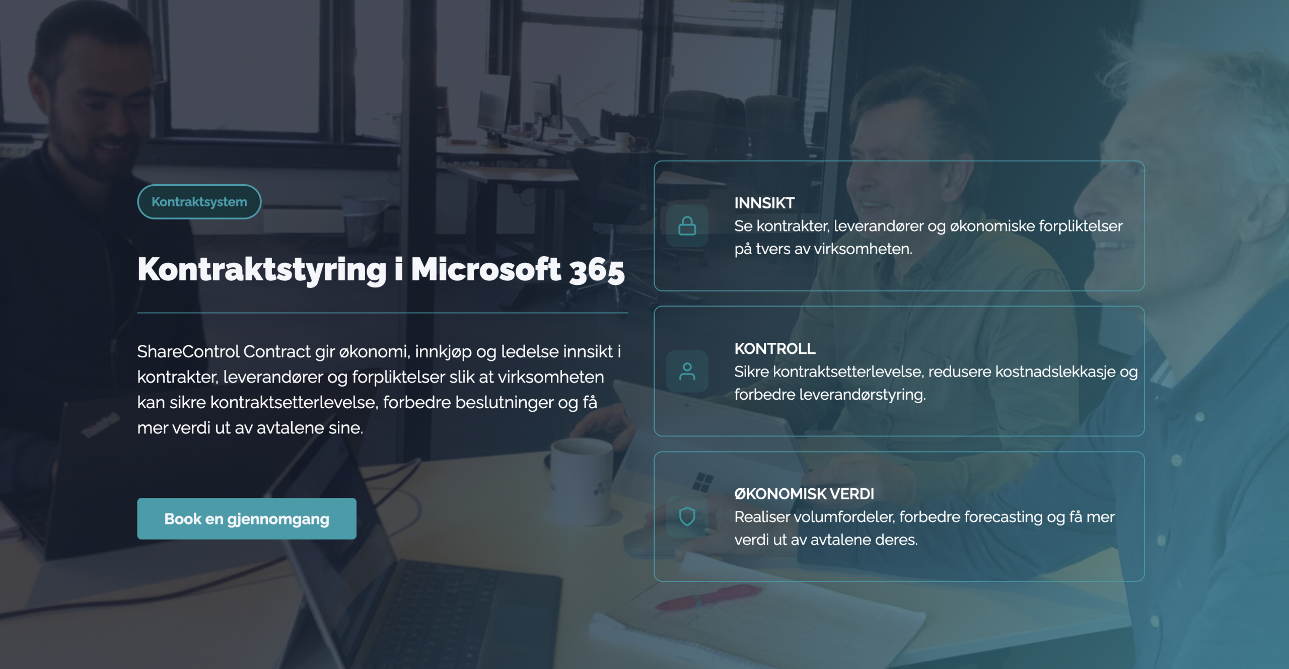 ShareControl Contract Management System for Microsoft 365 Platform